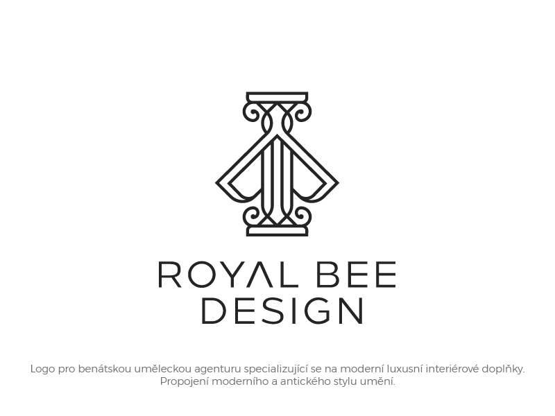 LOGO ROYAL BEE DESIGN
